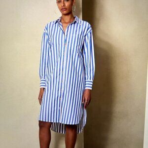 Banana Republic Striped Midi Dress